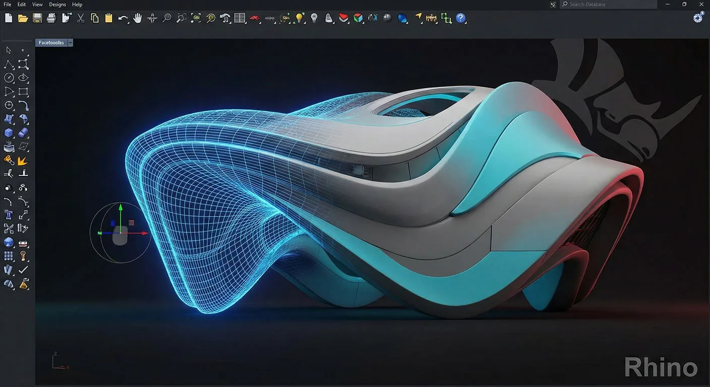 Il nuovo comando ArrayCrv in Rhino 9